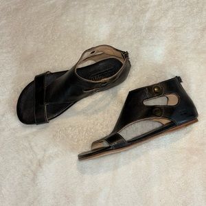 Leather Black Sandals